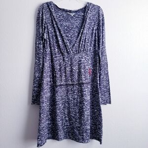 Hard Tail V-Neck 1/2 Sleeve Dress